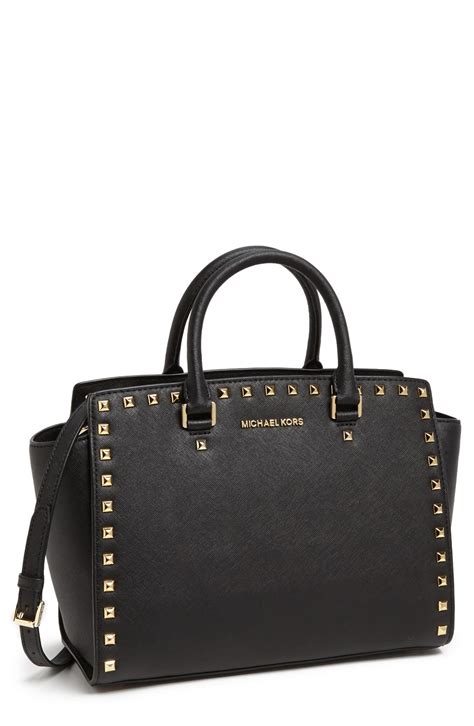 michael kors selma satchel uk|michael kors selma studded.